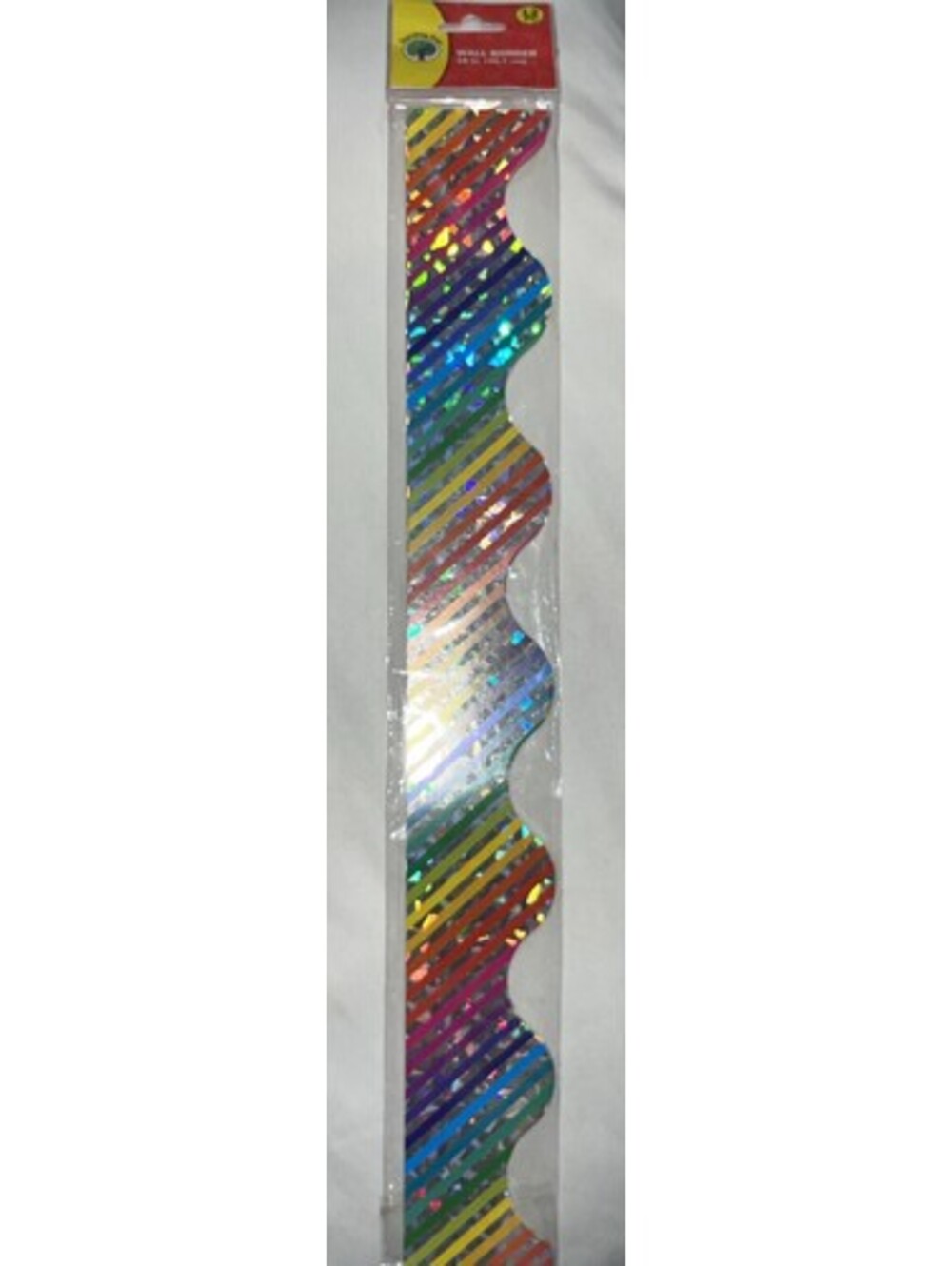 Teaching Tree Wall Border 18 Inch Reflective Rainbow
